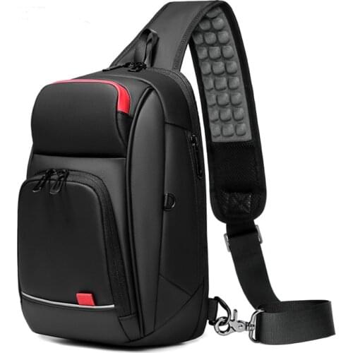 2021 Chest Bag Waterproof Crossbody Bags Anti-theft Shoulder Mens Back Pack Male USB Charging Summer Short Travel Pack