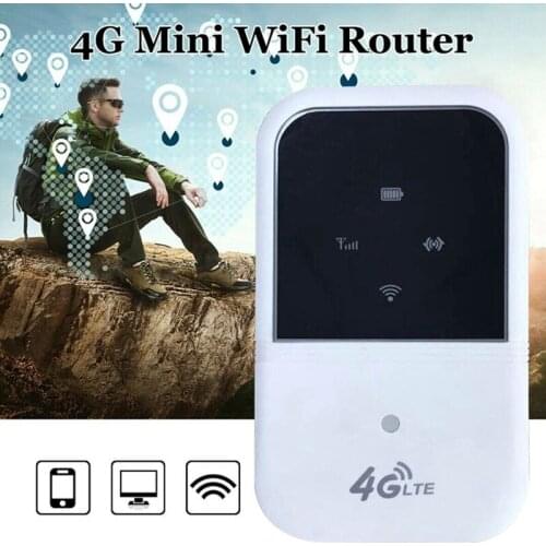 New Portable 4G LTE Wifi Router Hotspot 150Mbps Unlocked Mobile Modem Supports 10 Users for Car Home Travel B1 B3