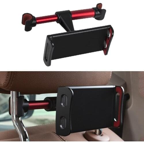 Adjustable Car Headrest Hooks Mobile Stand Car Phone Holder Fastener Seat Back Hanger Clips For Handbag Household