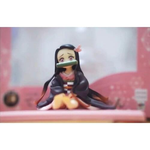 Anime Figure Handheld Series Demon Slayer Kamado Nezuko Q Version Doll Boxed Decoration anime figure girl