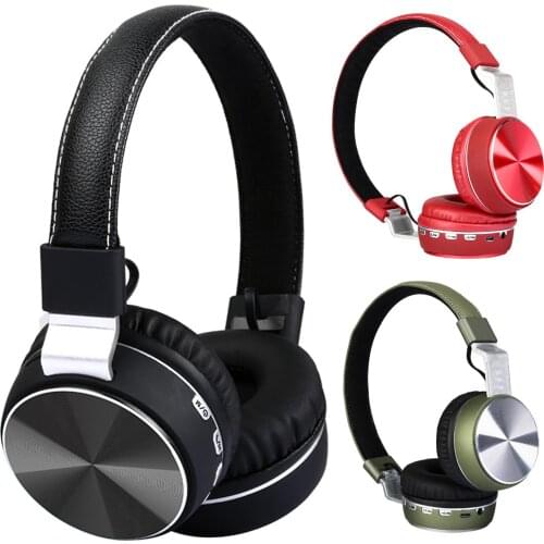 Foldable Bluetooth 5.0 Wireless Heavy Bass Stereo Sport Headphone for Phone/PC