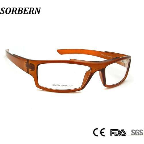 TR90 Plastic Titanium Sports Eye Glasses Frame For Men Optical Frames Eyeglasses Frames Women Square Myopia Prescription Eyewear