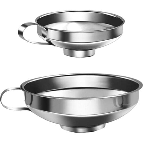 Funnel For Cans Wide Throat Canning Hopper Filter Leak Bottle For Pour Oil Wine Liquid Hopper Kitchen Accessories