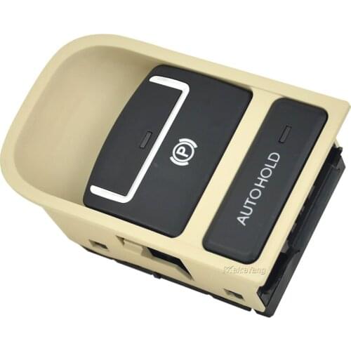 Yellow Car Styling Electronic Handbrake Switch Parking Auto Hold Button For vw Tiguan 2008-2015 Sharan Seat Alhambra 5N0927225A