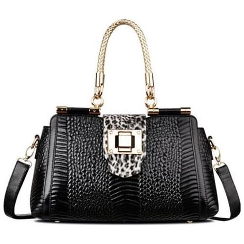 ON SALE 2020 100% Genuine Leather Handbag Women Bags Luxury Handbags Womens handbag bag crocodile brand bag womens bag fashion