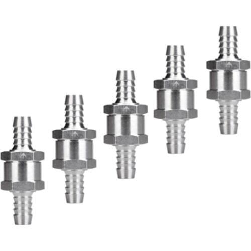 10mm Fuel Non-Return One Way Check Valve Petrol Diesel Oil Water Alum Alloy Professional Grade Non-Return Valve