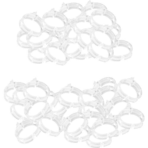 200x Plant Support Clips Reusable Tomato Clips Clear Garden Greenhouse Vegetables Tomatoes Grow Upright Clips