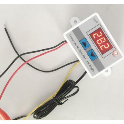 AC 220V Digital LED Temperature Controller 10A Switch Probe 3001