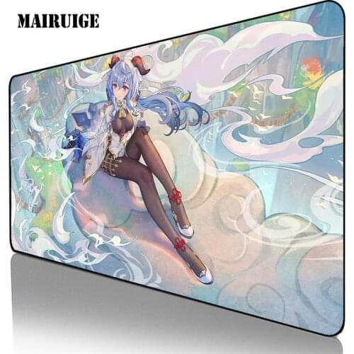 400x900 Genshin Impact Large Mouse Pad Computer Gaming Accessories XXL Anime Mousepad Pc Laptop Gamer Desk Mat Keyboard Pad Rug