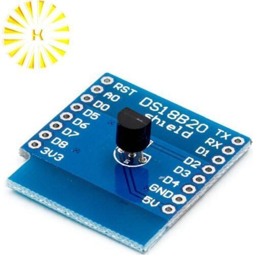 DS18B20 Temperature Sensor Shield Wemos D1 Mini D1 Mini Pro ESP NodeMCU Connector