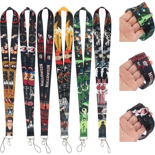 ER1007 TV Movie Characters Plague Doctor Twilight Lanyards ID Badge Holder ID Card Pass Phone Straps Badge Key Holder Keychain