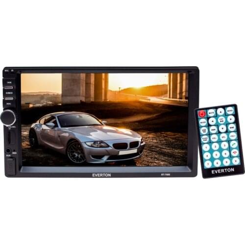 EVERTON RT-7050 7 INCHES TFT USB * SD * BLUETOOTH FEATURE REVERSE GEAR KAMERALI DOUBLE DIN CAR TAPE