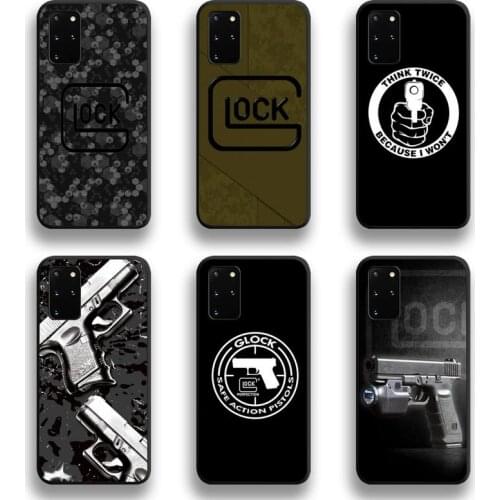 Glock Handgun Logo Phone Case For Samsung Galaxy S21 Plus Ultra S20 FE M11 S8 S9 plus S10 5G lite 2020