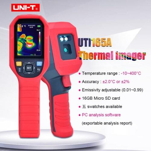 Infrared Thermal Imager UTi165A High-precision Thermal Imaging Camera Floor Heating / Electrical Inspection IP65 2m Drop proof