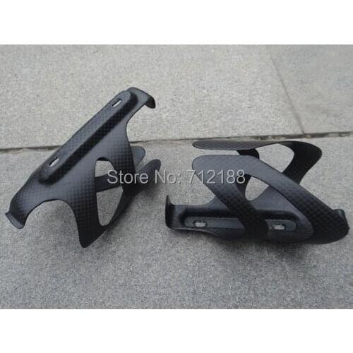 Carbon Matt Bike water Bottle cage Bicycle Bottle Holder for MTB Mountain Road cross TT bicycle - 2 Pcs (CG023)