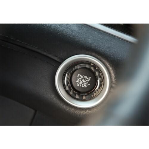 Car Engine Start Button Decoration Ring Cover Trim Sticker for Jeep Grand Cherokee 2014+ Car Accessories Interior Decoration