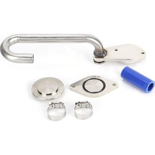 Stainless Steel EGR Cooler Delete Kit Car Accessory Fit For Ford Excursion F‑250 F‑350 F‑450 F‑550 Cooler Removal Kit