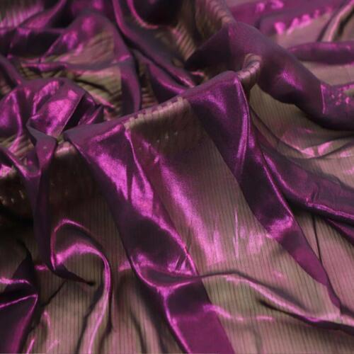Cosplay Stage Dancing Dress Chiffon Fabric 30D Thin Shiny Fabric Sparkling Sewing Bronzing Wedding Costume DIY 1M