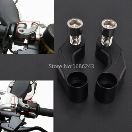 Details about Motorcycle Mirror Relocation Extension Adapter Fits For BMW F 800GS R 1200GS LC 13-15