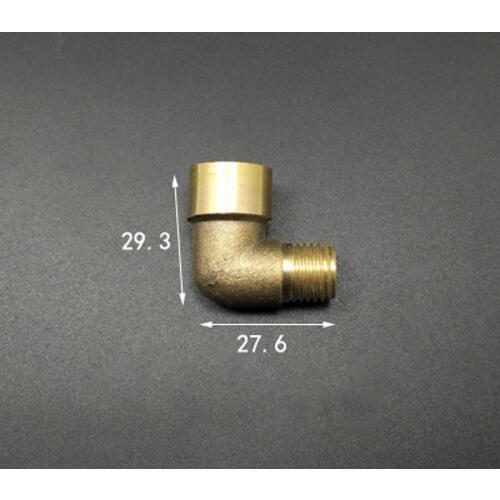 Brass 90 Degree Elbow DN8 1/4" BSP Female To Male Pipe Fitting Adapter Coupling Connector