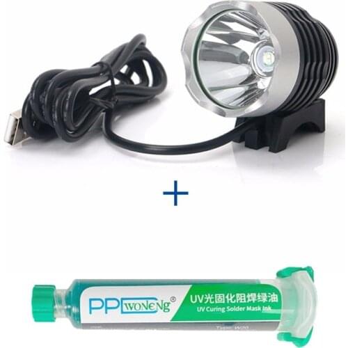 LED 5V Ultraviolet Green Oil Curing Purple Light USB UV Glue Lamp for iPhone Circuit Board Mobile Phone Repair Tool