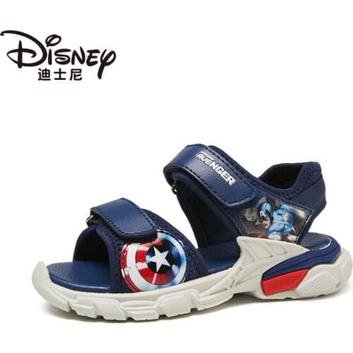 Disney cartoon boys Girls Sandals Summer New frozen elsa Student Soft-soled Slippers Non-slip Baby Captain America Fashion Shoes