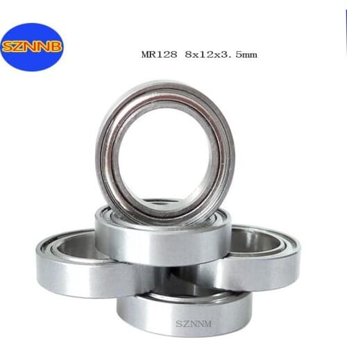 Miniature Deep Groove Ball Bearing MR128 678ZZ 8x12X3.5mm High Precision silent Bearing steel ABEC-5 small bearing 10/5PCS/lote