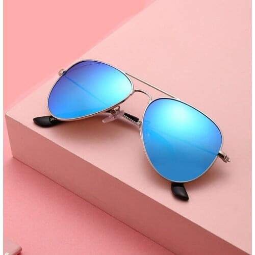 Fashion Metal Childrens Polarized Sunglasses Frog Mirrors Boys and Girls Sunscreen Sun Glasses Coated Eyeware UV Protect New