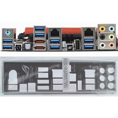 New I/O shield back plate of motherboard for MAXIMUS IV EXTREME MAXIMUS IV EXTREME-Z just shield backplate Free shipping