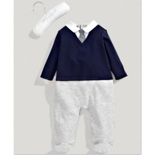 Christening Dress Baby Boy Baptism Kids New Gentleman Suit Wedding Cfull Cotton with Bow Tie Infant Clothing Boutique Sets