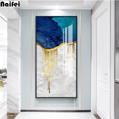 Modern Abstract Blue Marble Landscape Diamond Embroidery Sale 5d Diy Diamond Painting Full Square Round Drill Mosaic Picture