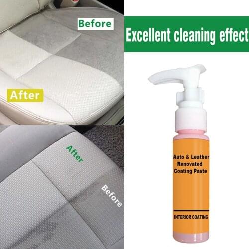 Car Care Refurbish Cleaner Leather Seat Polish Dashboard Interior Cleaning Tool Multifunctional Leather Curing Repair Agent