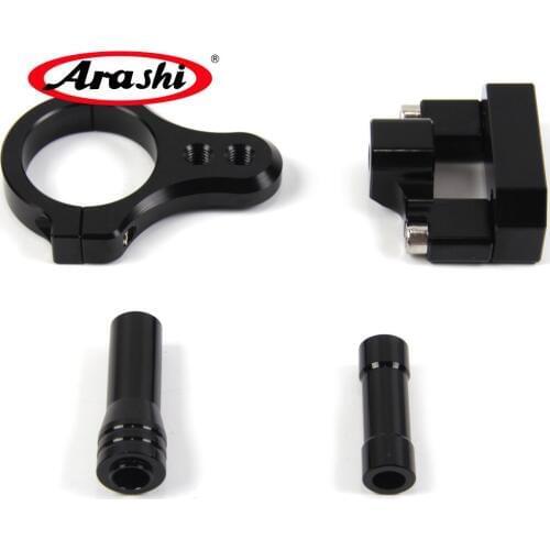 Arashi For YAMAHA YZF R3 2015-2017 Steering Stabilizer Damper Bracket Support Frame Mount Motorcycle YZF-R3 2015 2016 2017