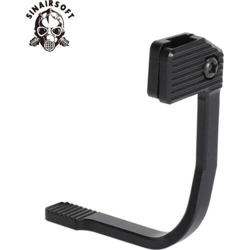 Tactical BAD Aluminum Alloy Enhanced MAP Bolt Catch Extender Release Lever Side Plate For M4/M16 Paintball shooting Accessories