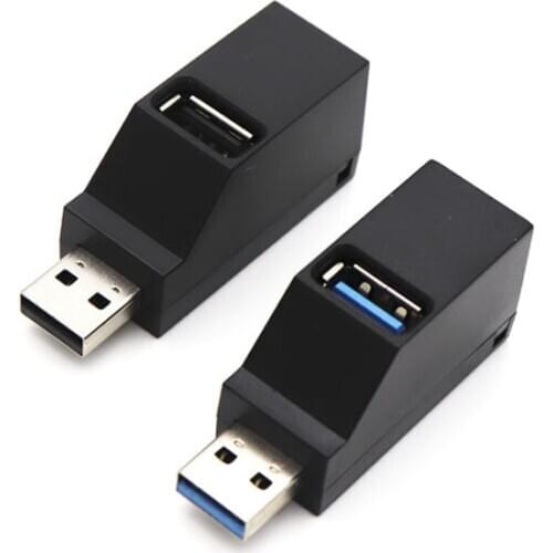 Mini USB 3.0 2.0 HUB 3 port Multi Port USB Splitter Adapter Car USB HUB 2.0 3.0 High Speed For Tablet Laptop Computer Notebook