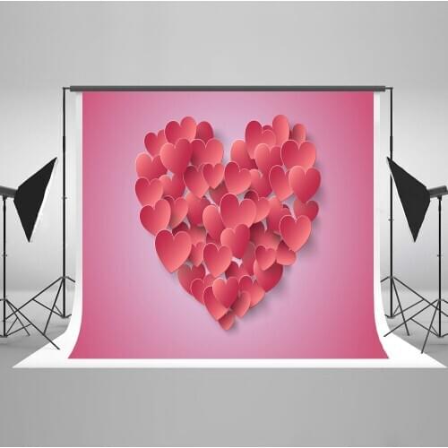 VinylBDS ValentineS Day Backdrops Photography Backgrounds Photo Studio Heart Photocall Backdrops For Photography Fotografia