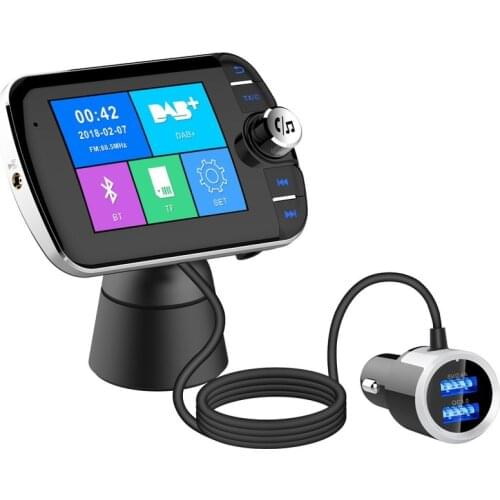 Car Bluetooth DAB Digital Radio Digital Radio Bluetooth MP3 Player FM Transmit DAB004 Material ABS