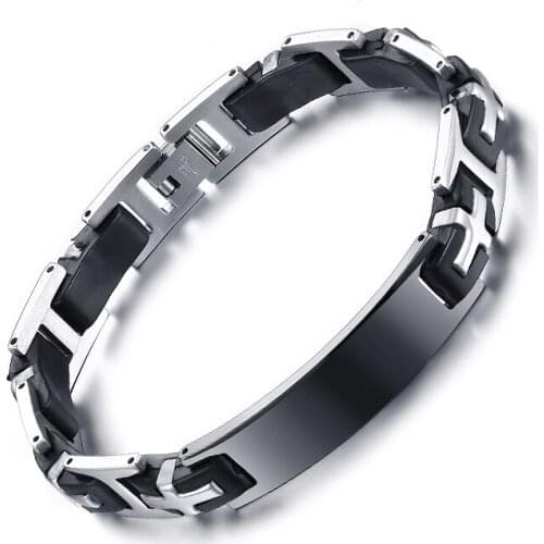Stainless steel bracelet mens jewelry wholesale small commodities B00334