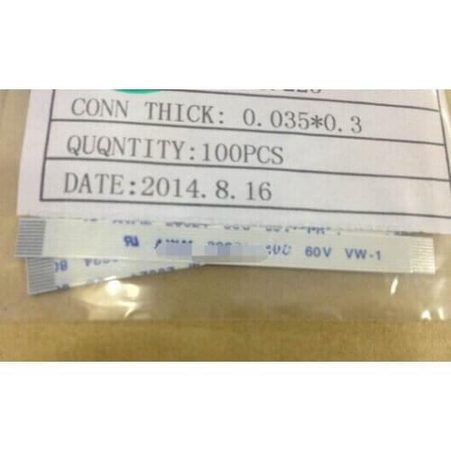 Free shipping Flat Ribbon Flex Cable 8pin AWM 20624 80C 60A VW-1 Power Button