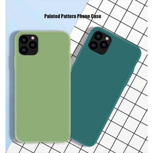 Smartphone Colorful Case for iPhone 12 Pro Max Soft TPU Candy Color Phone Case for iPhone 11 XR X XS 7 8 6 6S Plus SE 2020 Coque