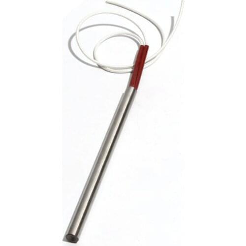 2PCS 12mm Diameter 320~360mm Length 304SUS Cylindrical Electric Heating Pipe 1200/1250/1300/1350W Tubular Single-End Rod Heater