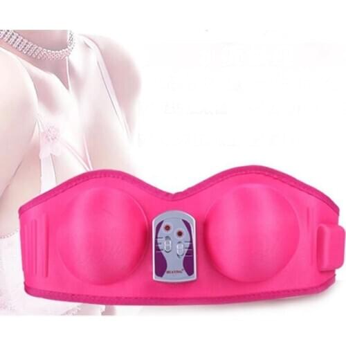 Electric breast enhancer machine Breast enlargement Massager Pulse Burn Fat Relaxation Massage Chest Vibrating massage belt