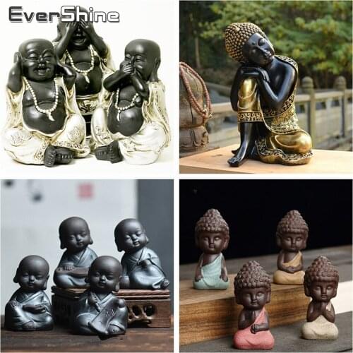 EverShine Diamond Embroidery Buddha Full Drill Diamond Painting Religions Icon Cross Stitch Diamond Mosaic Rhinestone Pictures