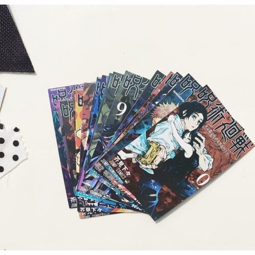 16pcs/set Japan Anime Jujutsu kaisen Demon slayer photocards high quality Print Photo cards Jujutsu kaisen Demon slayer