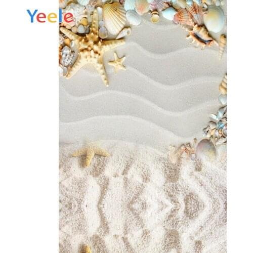 Summer Tropical Sea Ocean Seaside Beach Sand Starfish Baby Shower Photography Backdrops Photographic Background For Photo Studio