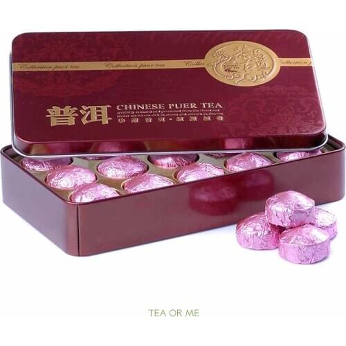 2020 Yr Lotus Leaf Mini Ripe Pu-erh Tuocha Yunnan Pu'er Gift Pack Shu Pu-erh 75g