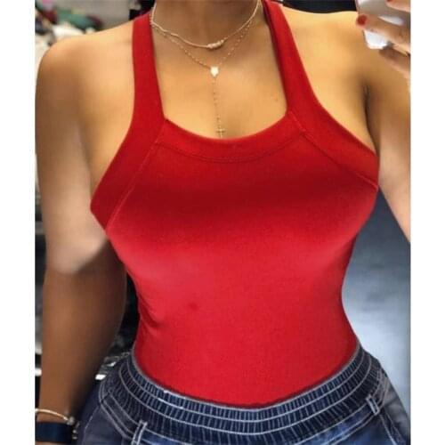 Fashion Women Casual Solid Slim Top Skinny Vest Tank Tops Sleeveless Tunic Cotton Blend Summer Backless Bow Sexy Tank Top