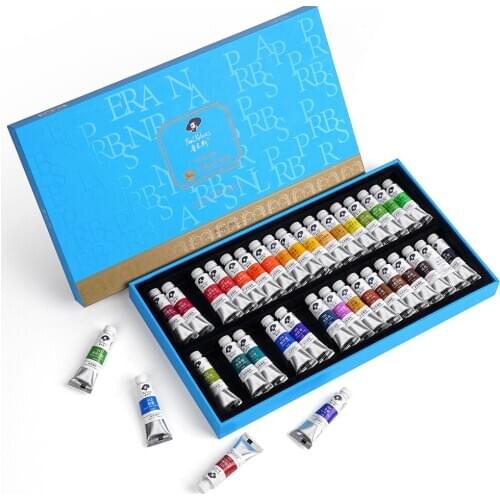 Paul Rubens 5ML Tubes WaterColor Paint 18/24/36 Colors Set Pigment for Beginners Drawing Art Supplies Stationery Hobbyist Studen