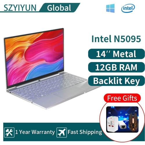 I7-6500U 14 Inch Mini Metal Travel Laptop Fashion Slim Work Business Notebook New Portable Gaming PC Computer Student Netbook