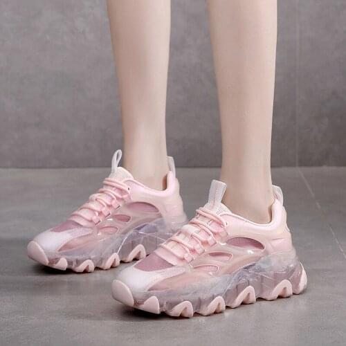 2021 New Street Shot Sports Shoes Women Casual Summer Breathable Chunky Sneakers Wild Hot Fashion Running Shoes Zapatillas Mujer